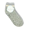 Licensed Properties Cozy Low Cut Womens Multi-pack 3 Pair Slipper Socks In Gray