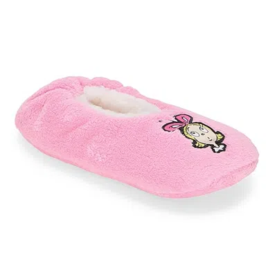 Licensed Properties Kids' Girls 1 Pair Grinch Slipper Socks In Pink