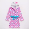 Licensed Properties Girls Fleece Long Sleeve Knee Length Hello Kitty Robe In Pink