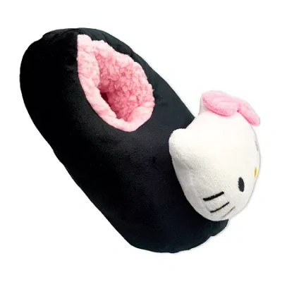 Licensed Properties Girls Hello Kitty Slip-on Slippers In Black