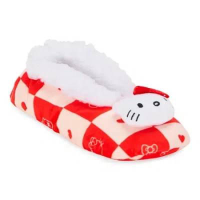 Licensed Properties Girls Hello Kitty Slip-on Slippers In Red