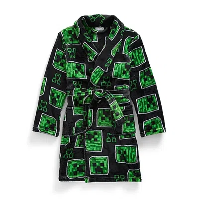 Licensed Properties Little & Big Kid Boys Minecraft Long Sleeve Pajama Set In Black