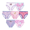 Licensed Properties Little & Big Kid Girls Barbie 7 Pack Brief Panty Gup5812 In Multi