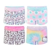 Licensed Properties Little & Big Kid Girls Hello Kitty 4 Pack Multi-pack Boyshort Panty Gabp4583 In Multi