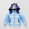 Licensed Properties Little Boys Bluey Hooded Heavyweight Puffer Jacket In Blue