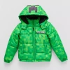 Licensed Properties Little Boys Minecraft Hooded Heavyweight Puffer Jacket In Green