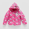 Licensed Properties Little Girls Hello Kitty Hooded Heavyweight Puffer Jacket In Pink