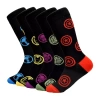 Licensed Properties Mens 5 Pair Avengers Crew Socks In Black