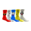 Licensed Properties Mens 5 Pair Peanuts Crew Socks In Blue