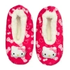 Licensed Properties Pom Head Womens 1 Pair Hello Kitty Slipper Socks In Pink