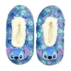 Licensed Properties Pom Head Womens 1 Pair Lilo & Stitch Slipper Socks In Blue