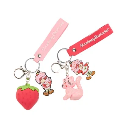 Licensed Properties Kids' Strawberry Shortcake 2-pc. Key Chain In Multi