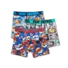 Licensed Properties Toddler Boys Paw Patrol 3 Pack Boxer Briefs Tabp3787 In Blue