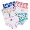 Licensed Properties Toddler Girls Princess 7 Pack Brief Panty Tgup7091. In Multi