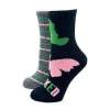 Licensed Properties Wicked Cozy Womens 2 Pair Wicked Crew Socks In Black