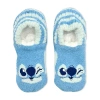 Licensed Properties Womens 1 Pair Lilo & Stitch Slipper Socks In Blue