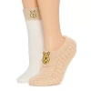 Licensed Properties Womens Multi-pack 2 Pair Winnie The Pooh Slipper Socks In Brown