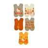 Licensed Properties Womens Multi-pack 5 Pair Hello Kitty No Show Socks In Orange