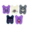 Licensed Properties Womens Multi-pack 5 Pair Nightmare Before Christmas No Show Socks In Purple