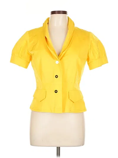 Pre-owned Lida Baday Blazer Jacket In Yellow