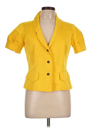 Pre-owned Lida Baday Blazer Jacket In Yellow