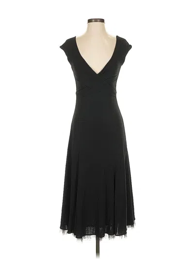 Pre-owned Lida Baday Cocktail Dress In Black
