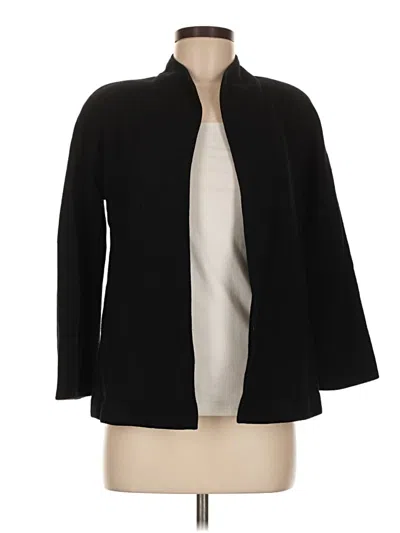 Pre-owned Lida Baday Wool Coat In Black