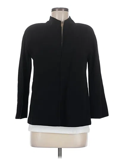Pre-owned Lida Baday Wool Coat In Black