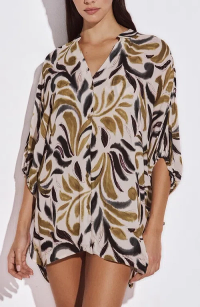 Lida Swimwear Aphrodite Cover-up Shirt In Multi