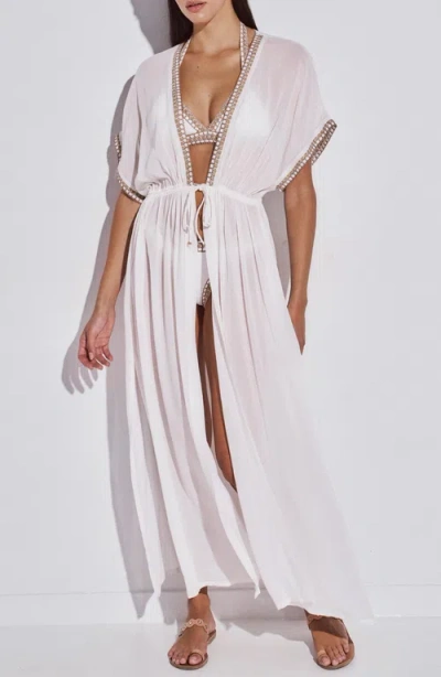 Lida Swimwear Athena Maxi Cover-up Dress In White