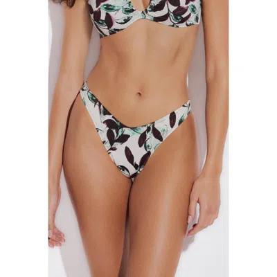 Lida Swimwear Thalia High Leg Bikini Bottom In Multi
