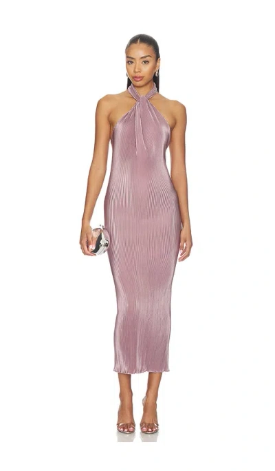 L'idée 90's Halter Dress In Purple