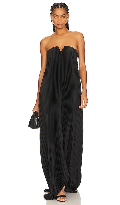 L'idee Black Tie Gown In Noir