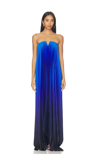 L'idée Black Tie Gown In Blue