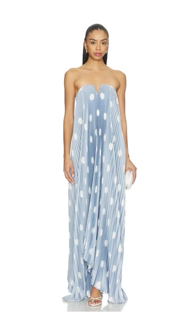 L'idee Black Tie Gown In Blue