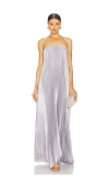 L'idée Black Tie Gown In Grey