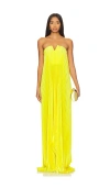 L'idée Black Tie Gown In Limone