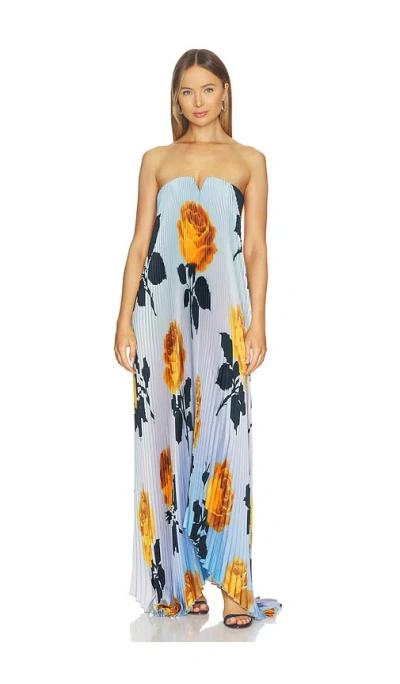 L'idee Black Tie Gown In Multi