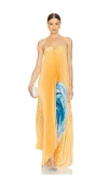 L'idée Black Tie Gown In Une Fleur Bleu