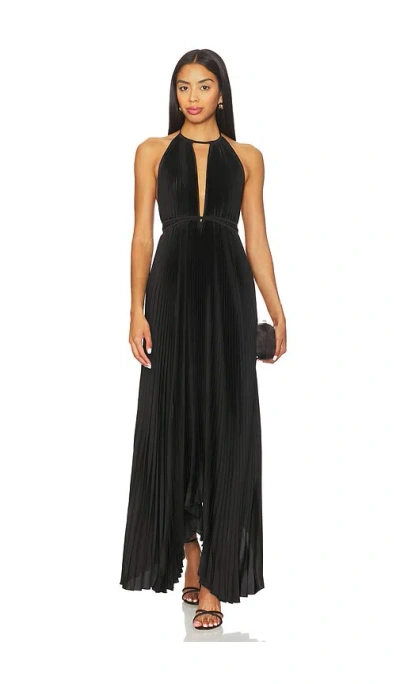 L'idee Boheme Gown In Black
