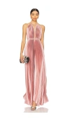 L'idée Boheme Gown In Mauve
