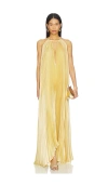 L'idée Boheme Gown In Yellow