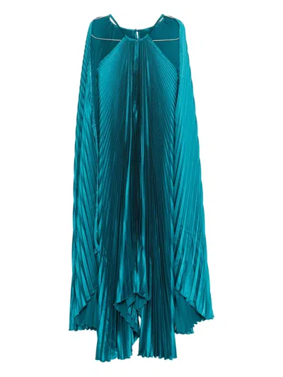 L'IDÉE BOHEME PLEATED CAPE GOWN