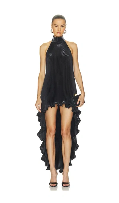 L'idée Caribbean Mini Dress In Gloss Noir