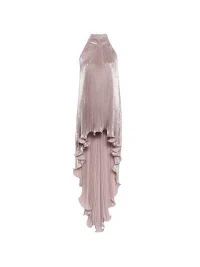 L'idée Caribbean Pleated Mini Dress In Neutral