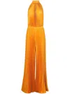 L'idée Low Back Cinema Jumpsuit In Orange