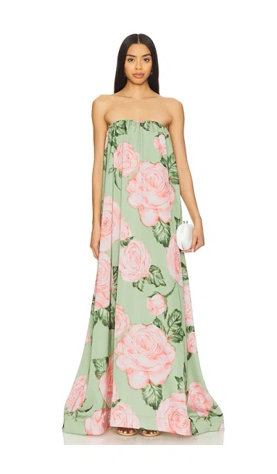 L'idée Costiera Dress In Fleur Rose