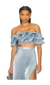 L'idée Debut Top In Polar Shimmer