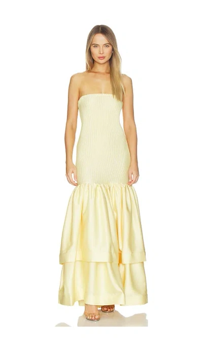 L'idee Elevate Gown In Yellow