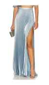 L'idée Gala Split Skirt In Polar Shimmer